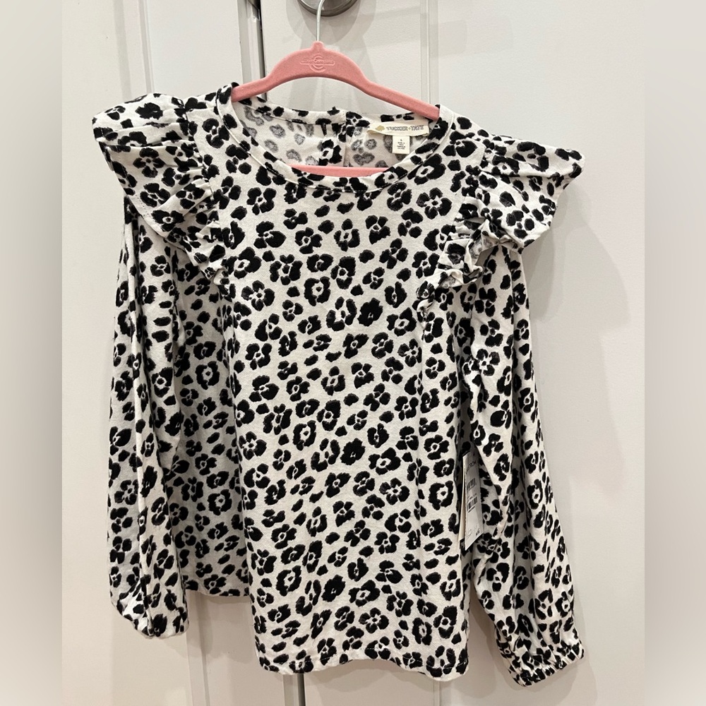 Tucker & Tate girls leopard shirt